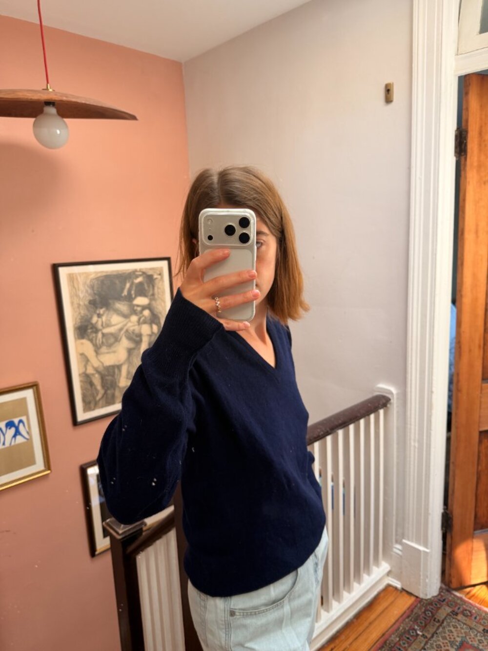 Vintage Scotch House Cashmere Men's Sweater - Picture 6 of 8